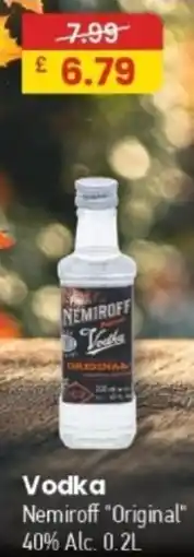 MyMINIMIX Vodka Nemiroff Original offer