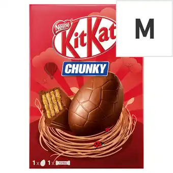 Tesco Kit Kat Chunky Milk Chocolate Easter Egg 129G offer