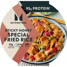 Iceland Myprotein Sticky Honey Special Fried Rice 600g offer