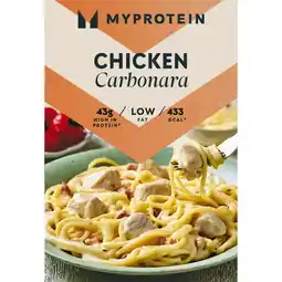 Iceland Myprotein Chicken Carbonara 350g offer
