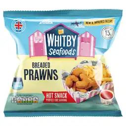 Iceland Whitby Seafoods Breaded Prawns 132g offer