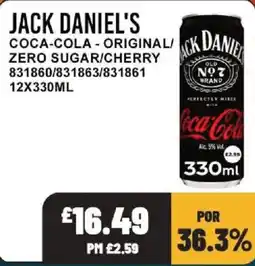 Bestway Jack Daniel's coca-cola offer