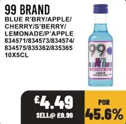 Bestway 99 brand blue raspberry offer