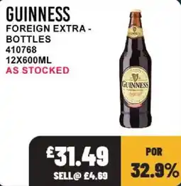 Bestway Guinness foreign extra bottles offer
