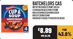 Bestway Batchelors cup a soup minestrone with croutons offer