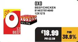 Bestway Oxo beef/chicken offer