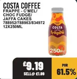 Bestway Costa coffee frappe offer