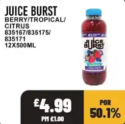Bestway Juice Burst berry/tropical/citrus offer