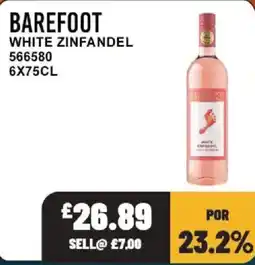 Bestway Barefoot white zinfandel offer