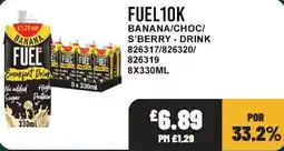 Bestway Fuel banana/choc/s'berry drink offer