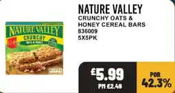 Bestway Nature Valley crunchy oats & honey cereal bars offer