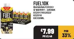 Bestway Fuel banana/choc/s'berry drink offer