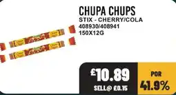 Bestway Chupa Chups stix cherry/cola offer