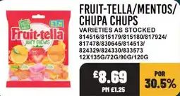 Bestway Fruit-tella juicy chews offer