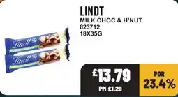 Bestway Lindt milk choc & h'nut offer