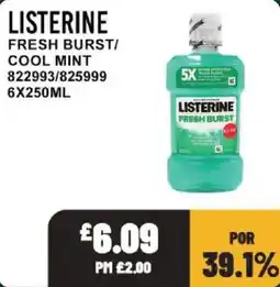 Bestway Listerine fresh burst offer