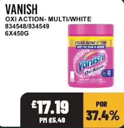 Bestway Vanish oxi action multi/white offer