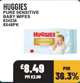 Bestway Huggies pure sensitive baby wipes offer