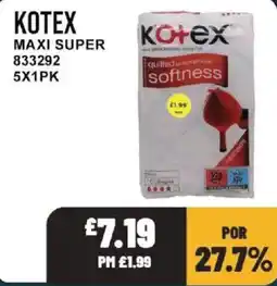 Bestway Kotex maxi super offer
