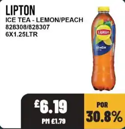 Bestway Lipton ice tea lemon peach offer