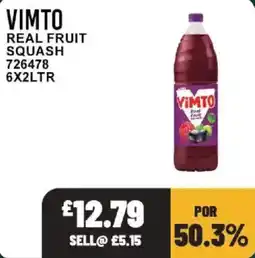 Bestway Vimto real fruit squash offer