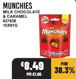 Bestway Munchies milk chocolate & caramel offer