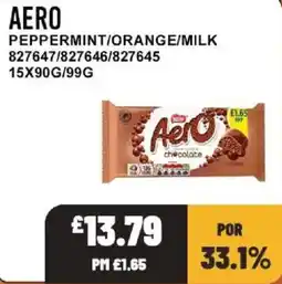 Bestway Aero chocolate offer
