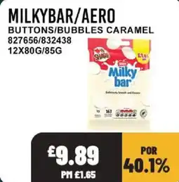 Bestway Milkybar aero buttons/bubbles caramel offer
