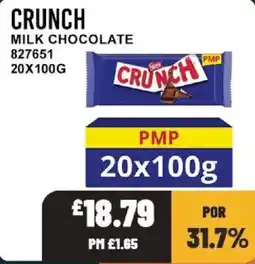 Bestway Crunch milk chocolate offer