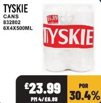 Bestway Tyskie cans offer
