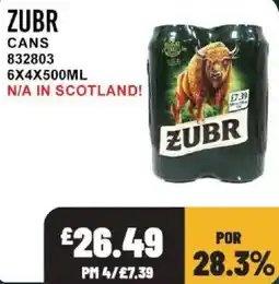 Bestway Zubr cans offer