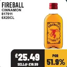 Bestway Fireball cinnamon offer