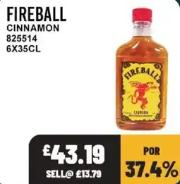 Bestway Fireball cinnamon offer