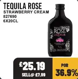 Bestway Tequila Rose strawberry cream liqueur offer
