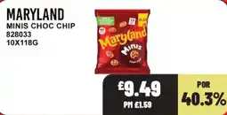 Bestway Maryland minis choc chip offer