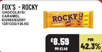 Bestway Fox's rocky chocolate caramel offer