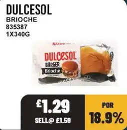 Bestway Dulcesol brioche burger offer