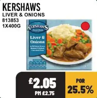 Bestway Kershaws liver & onions offer