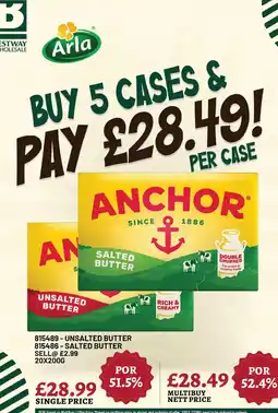 Bestway Anchor salted butter offer