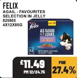 Bestway Felix favourites selection in jelly offer