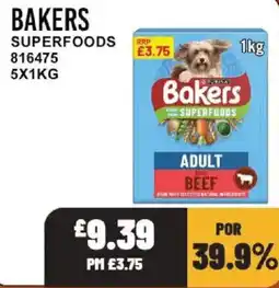 Bestway Bakers superfoods adult with beef offer
