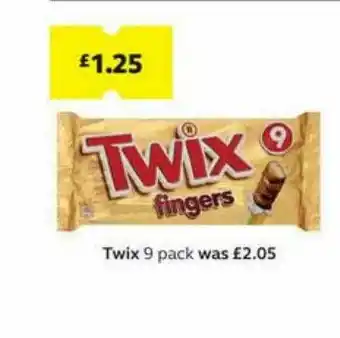 SuperValu Twix 9 Pack offer