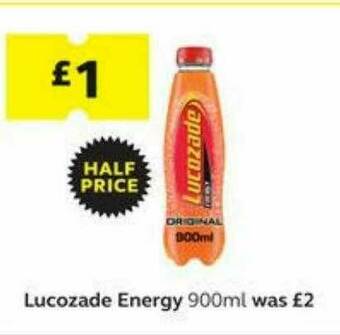 SuperValu Lucozade Energy offer