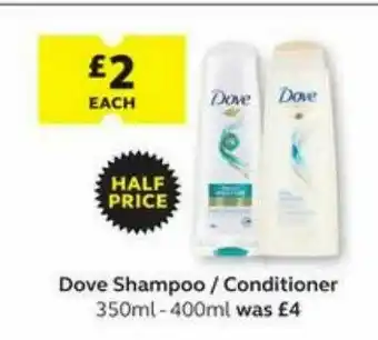 SuperValu Dove Shampoo- Conditioner offer