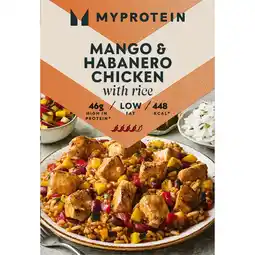 Iceland Myprotein Mango & Habanero Chicken with Rice 350g offer