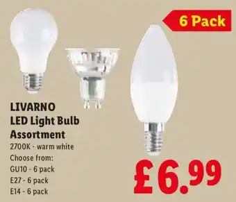Livarno led light bulb assortment
