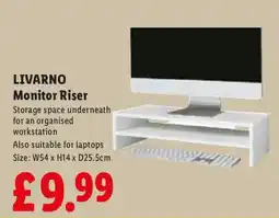 Lidl Livarno monitor riser offer