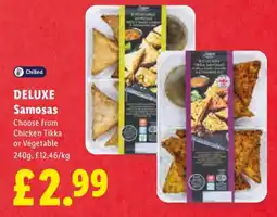 Lidl Deluxe samosas offer