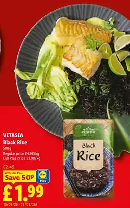 Lidl Vitasia Black Rice offer
