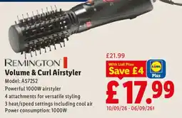 Lidl Remington volume & curl airstyler offer